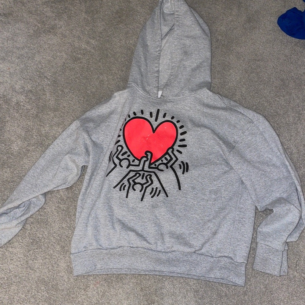 Keith Haring grey sweatshirt size XL